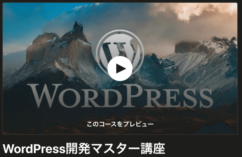 Udemy-WordPress講座紹介1